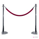 Stanchion/Special Event Rope, Burgundy Velvet